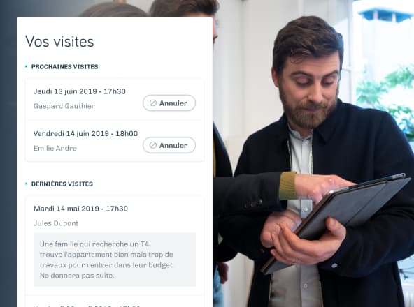 Visites et réception des offres